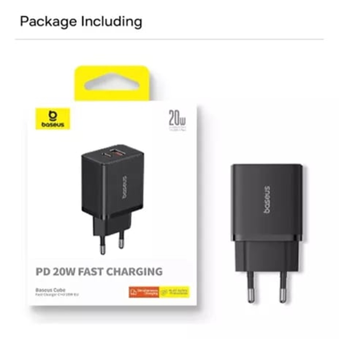 Carregador Baseus PD 20W – Fast Charging