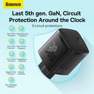 Carregador Baseus PD 30W – Fast Charger