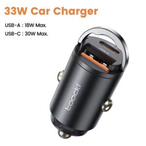 Carregador Veicular Toocki 33W – Car Charger