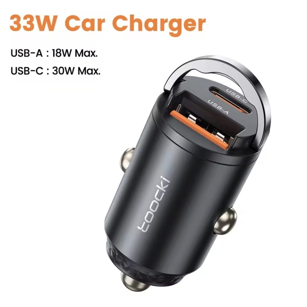 Carregador Veicular Toocki 33W – Car Charger