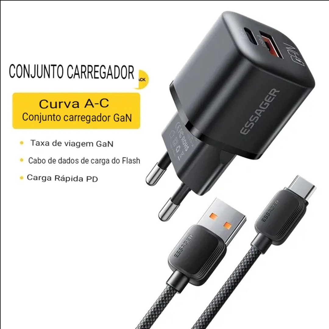 Conjunto Carregador Curva A-C – Essager