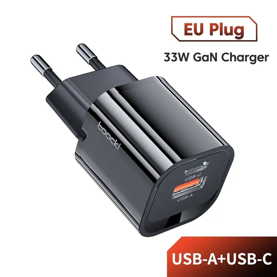 EU Plug 33W GaN Charger
