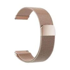 Pulseira metal 22mm cor champanhe