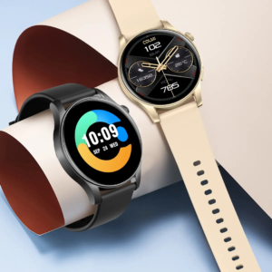 Smartwatch Colmi V73 – Preto e Dourado