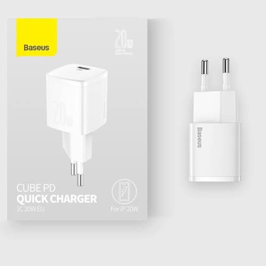Carregador Baseus PD 20W Tipo c
