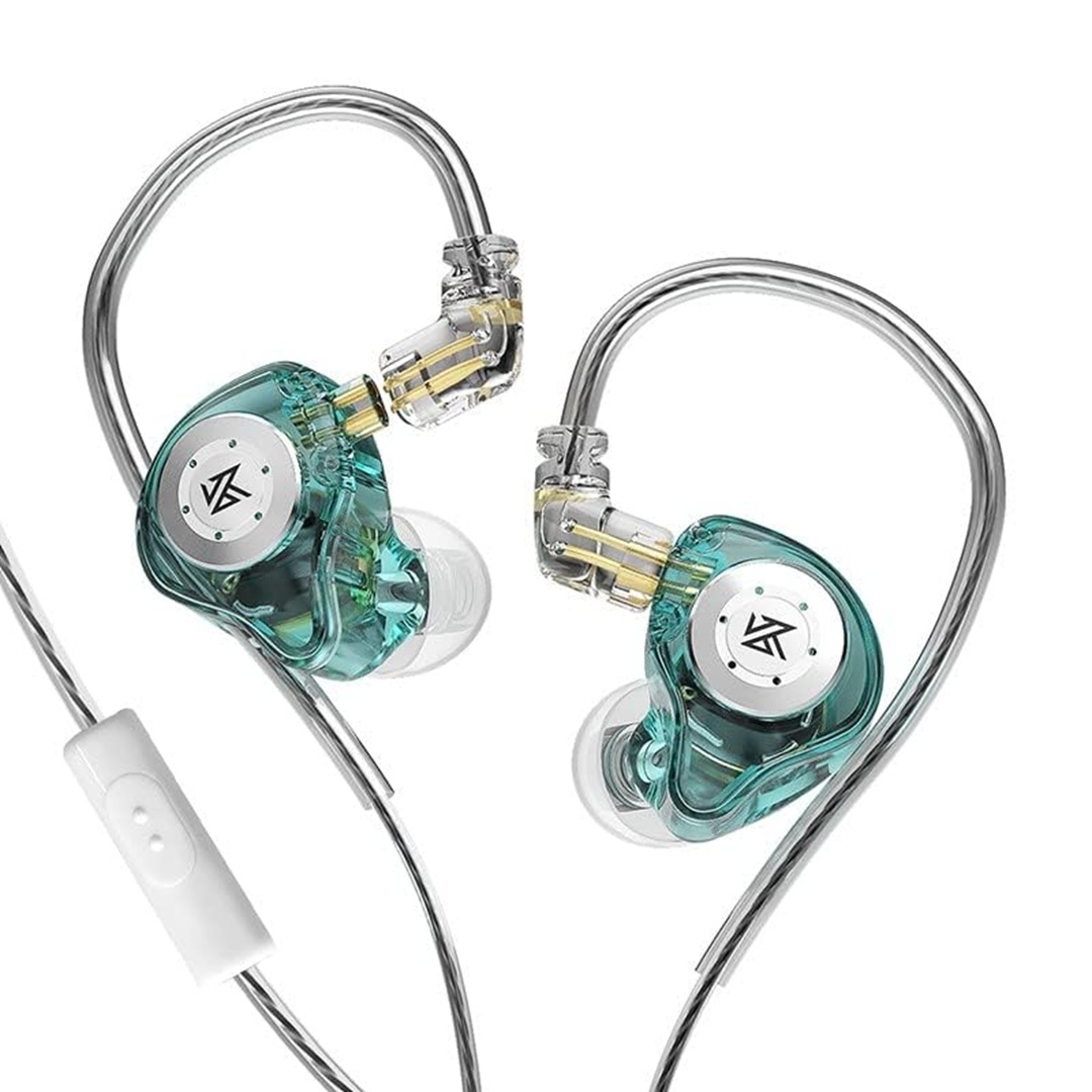 Fone de Ouvido In-Ear KZ EDX Pro (com microfone) – Verde